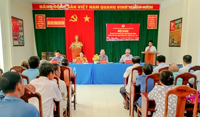 Đại biểu HĐND phường tiếp xúc cử tri Tổ dân phố Bích Đầm